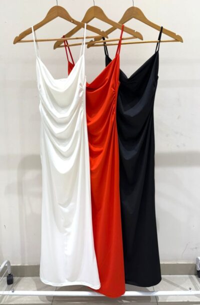 VESTIDO BUCHE LARGA MICROFIBRA #25V019