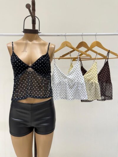 TOP VOLADO LUNARES