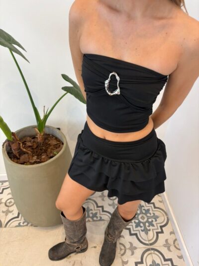 TOP STRAPLESS ACCS.CENTRO