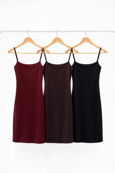 VESTIDO BASICO MICROFIBRA