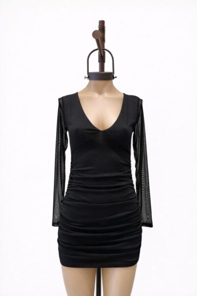 VESTIDO CV M/LARGA TUL