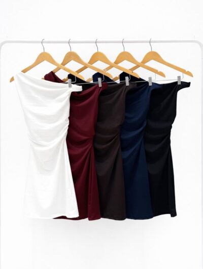 VESTIDO HOMBROS CAIDOS