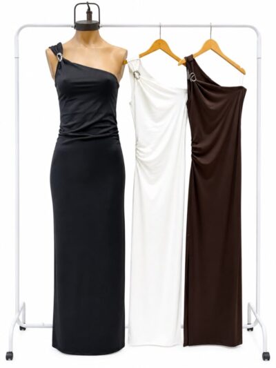 VESTIDO LARGO UH ACCS FRUNCE