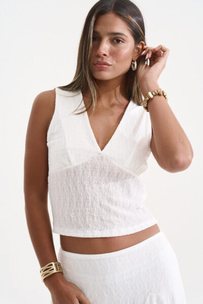 MUSCULOSA CV ENCAJE