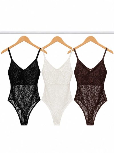 BODY CV ENCAJE LYCRA